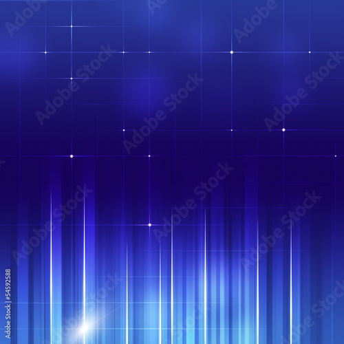 Abstract Vertical Lines Business Blue Backgorund