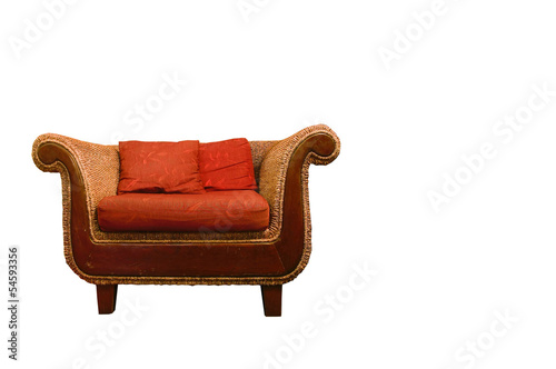 classic sofa isolated
