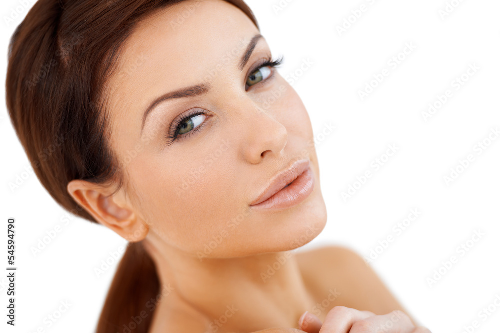 Portrait of beautiful young woman Portrait of beautiful young woman