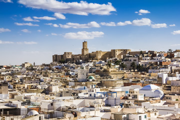Fotobehang Tunesië Medina en kasbah van Sousse  © toshket
