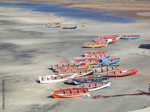 Cap Vert - barques de pêcheurs