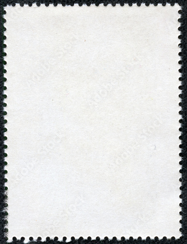 post stamps reverse side isolated on black