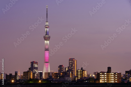 夜景スカイツリー photo