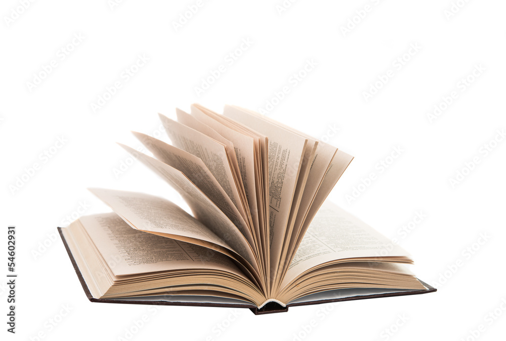 Obraz premium open book isolated