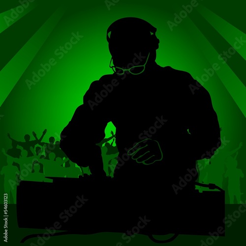 DJ In Nightclub