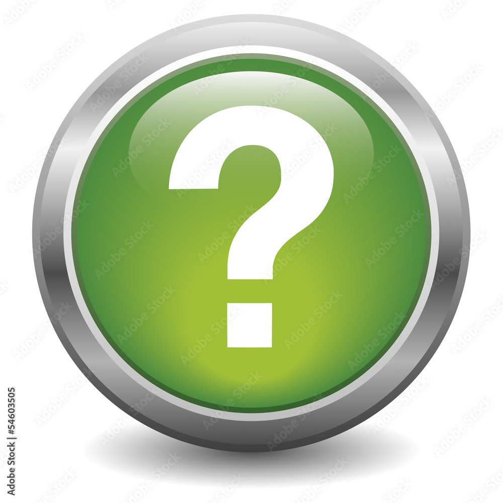 Question mark circle glossy green Question mark circle glossy green