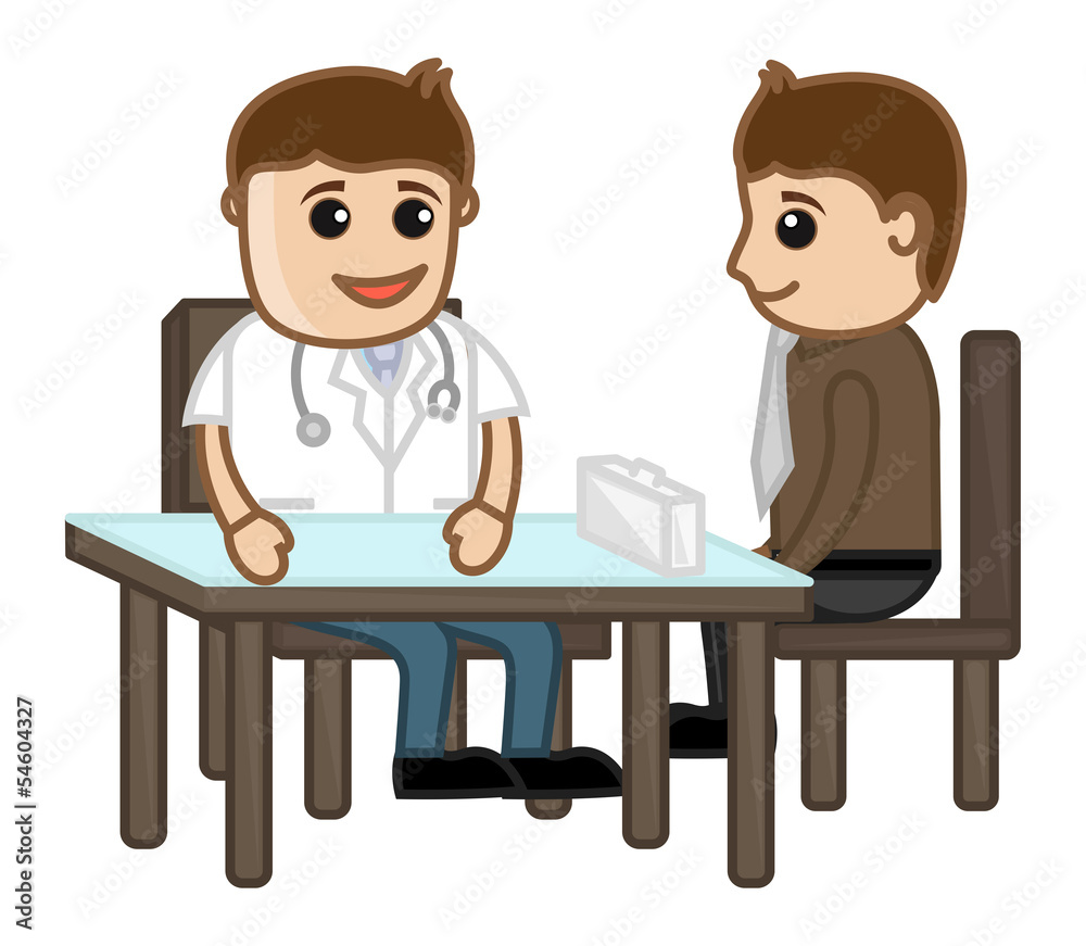 Medical Counseling - Cartoon Characters Stock Vector | Adobe Stock Medical Counseling - Cartoon Characters Stock Vector | Adobe Stock