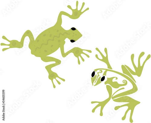 Fototapet Frogs