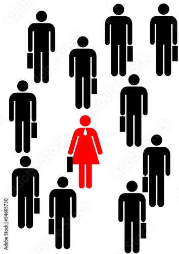 Geschäftsfrau im Management