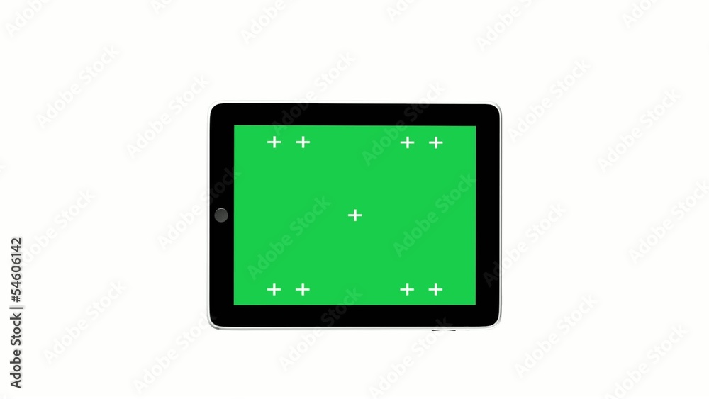 Digital tablet with Green screen Digital tablet with Green screen