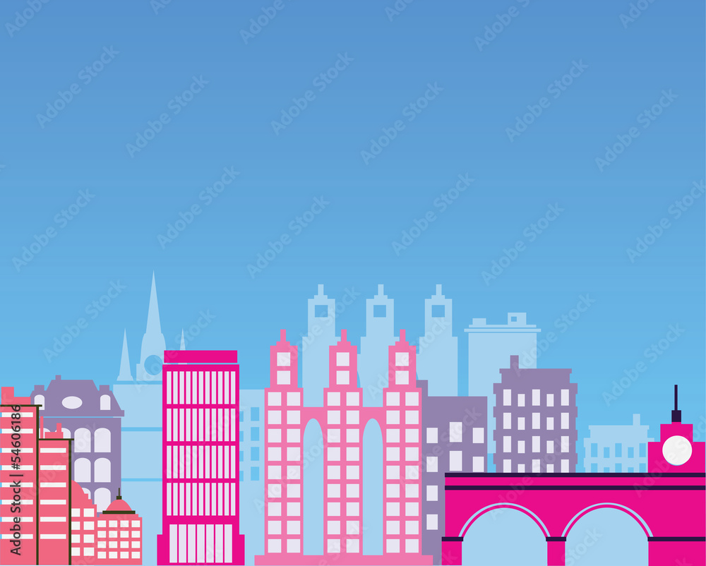 Fototapeta premium City silhouette