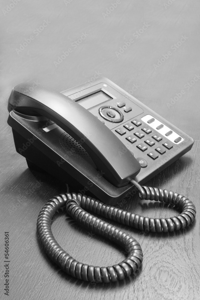 telephone on table telephone on table