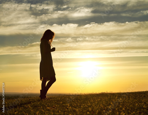 Sunset Woman