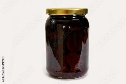 Pickled Beets in a Jar