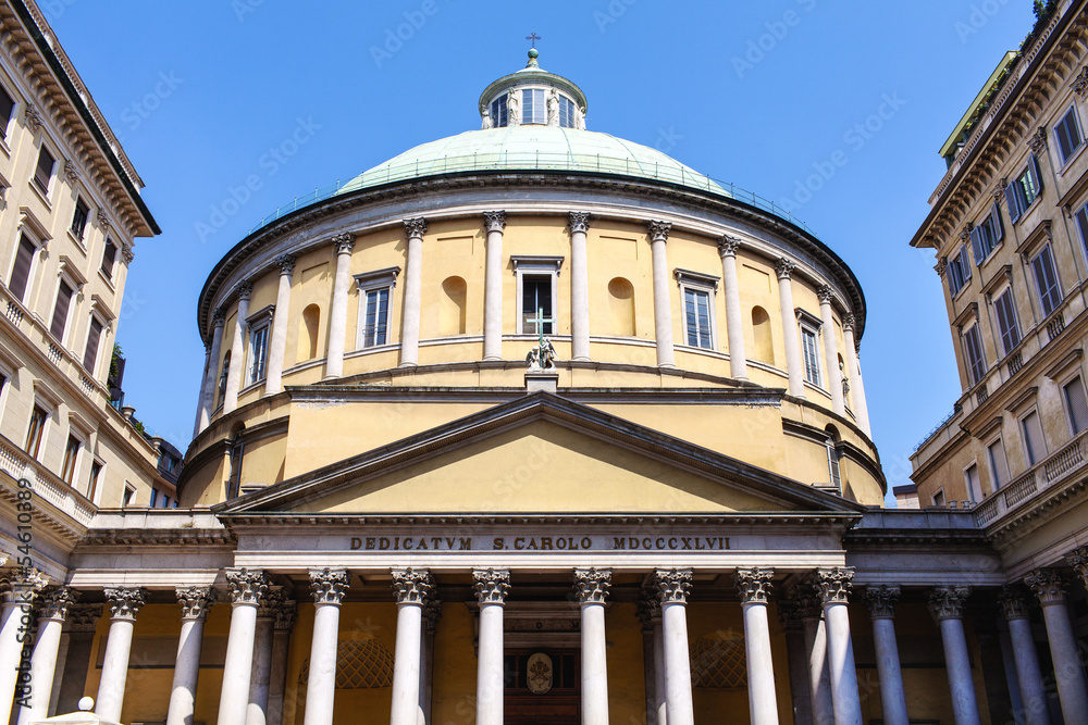 Milano-San Carlo Church color image