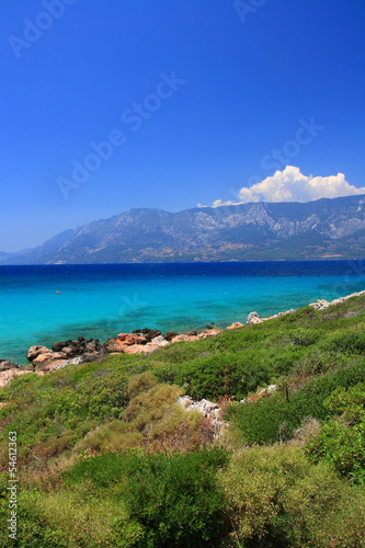 beautiful landscape with tourquoise sea