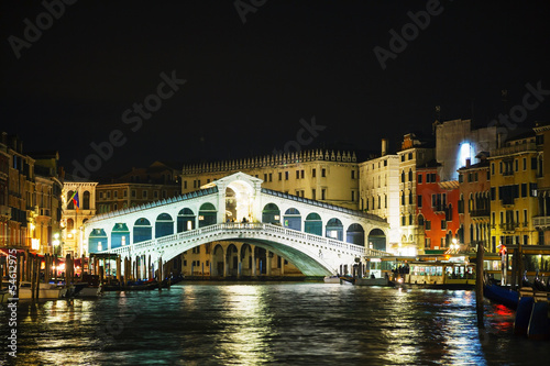 Rialto Bridge (Ponte Di Rialto) in Venice, Italy