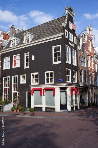 Traditional Houses in Amsterdam photo