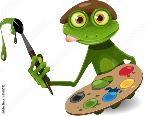 frog painter