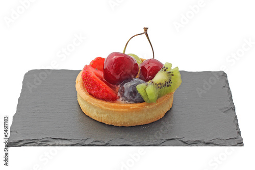 Une tartelette aux fruits photo