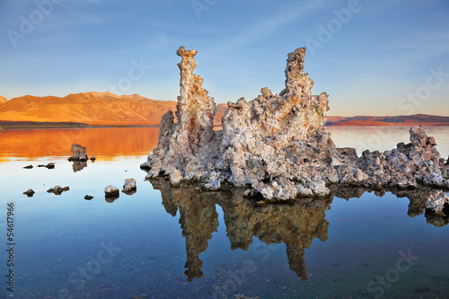 Outliers - formations reflected in the water