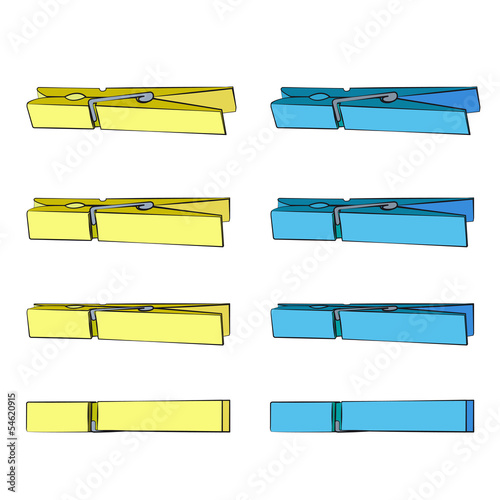 Colorful Clothespin.