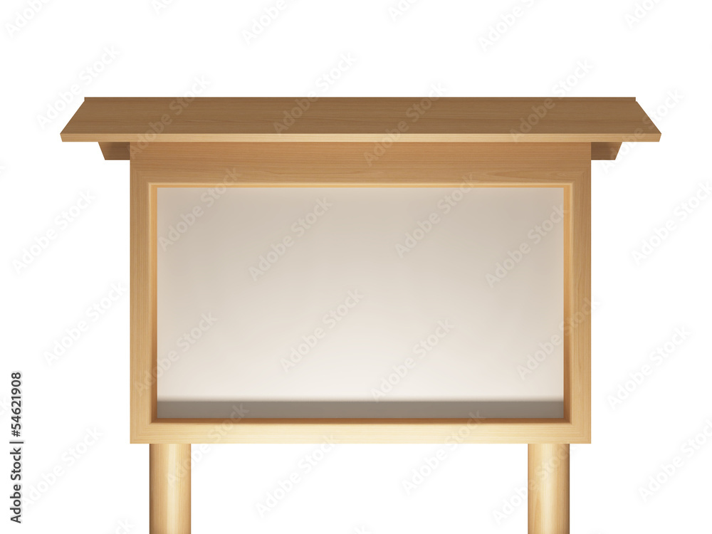 Obraz premium Blank wooden board