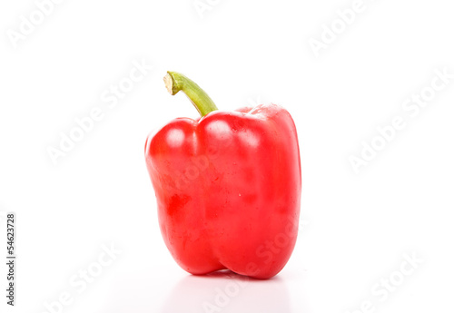 Red Pepper on White