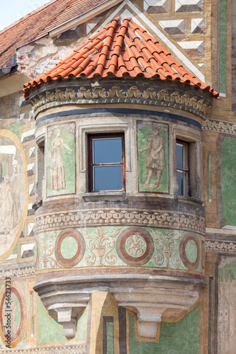 Photos Oriel part of the oldest tenement house in Telc, Czech Republic