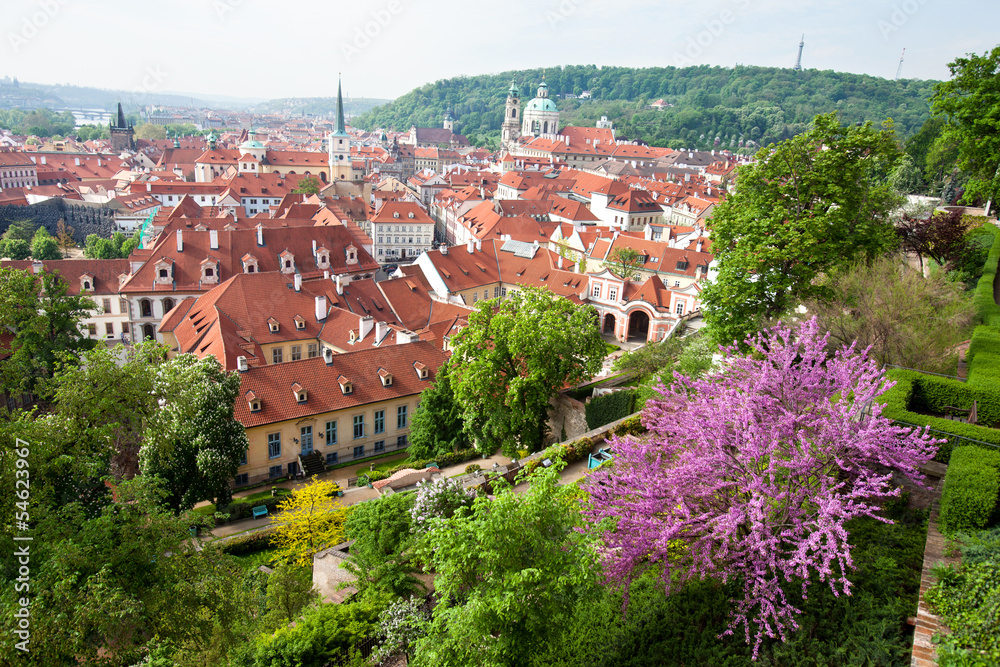 Prague, Czech Republic  Main view of the Mala Strana district