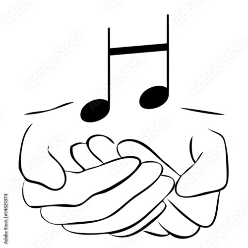 Musik Noten Notenschlüssel