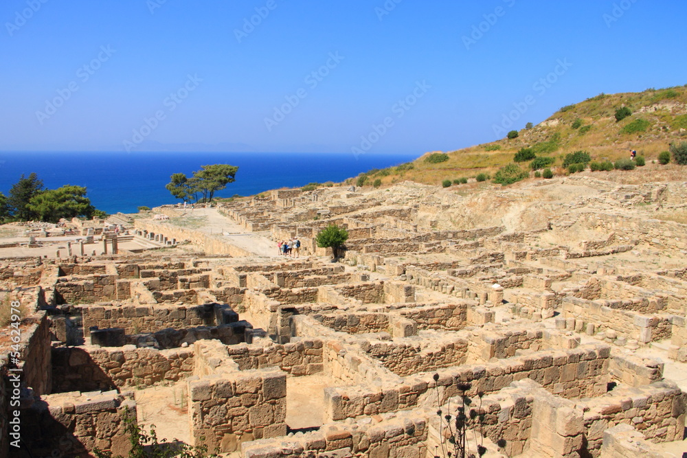 Ausgrabungsstätte der antiken Stadt Kámiros