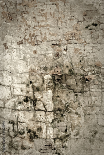 Cracked industrial concrete background
