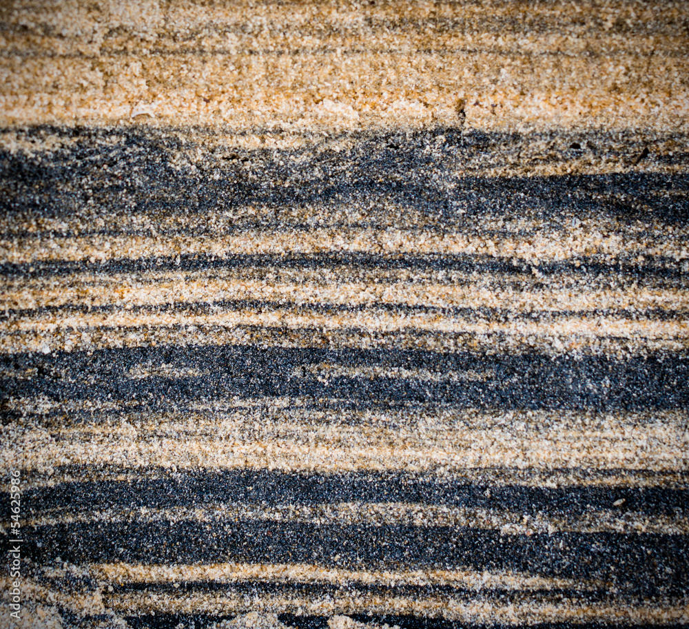 sand ripple texture with black and yellow strips, background sand ripple texture with black and yellow strips, background
