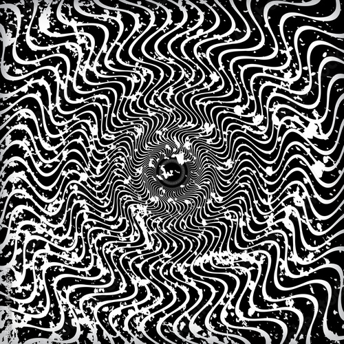 grunge spiral background. Vector illustration.
