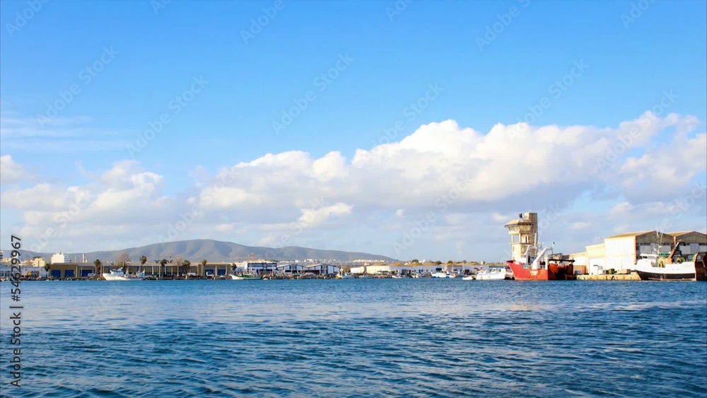 Fishing harbour Timelapse in Olhão da Restauração Fishing harbour Timelapse in Olhão da Restauração