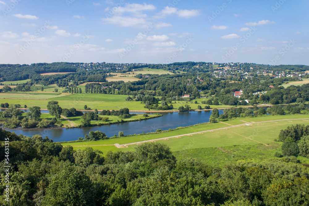 the German Ruhr river
