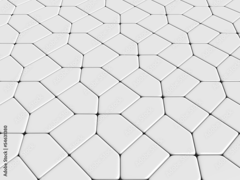 Naklejka premium Fleeing tiles 2.20