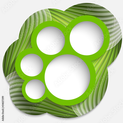 abstract circular object