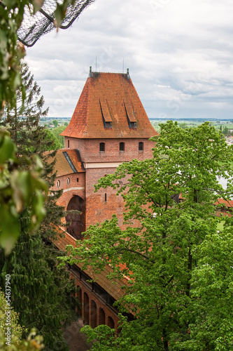 Gdanisko - One of the towers of a medieval castle. Malbork. Pola