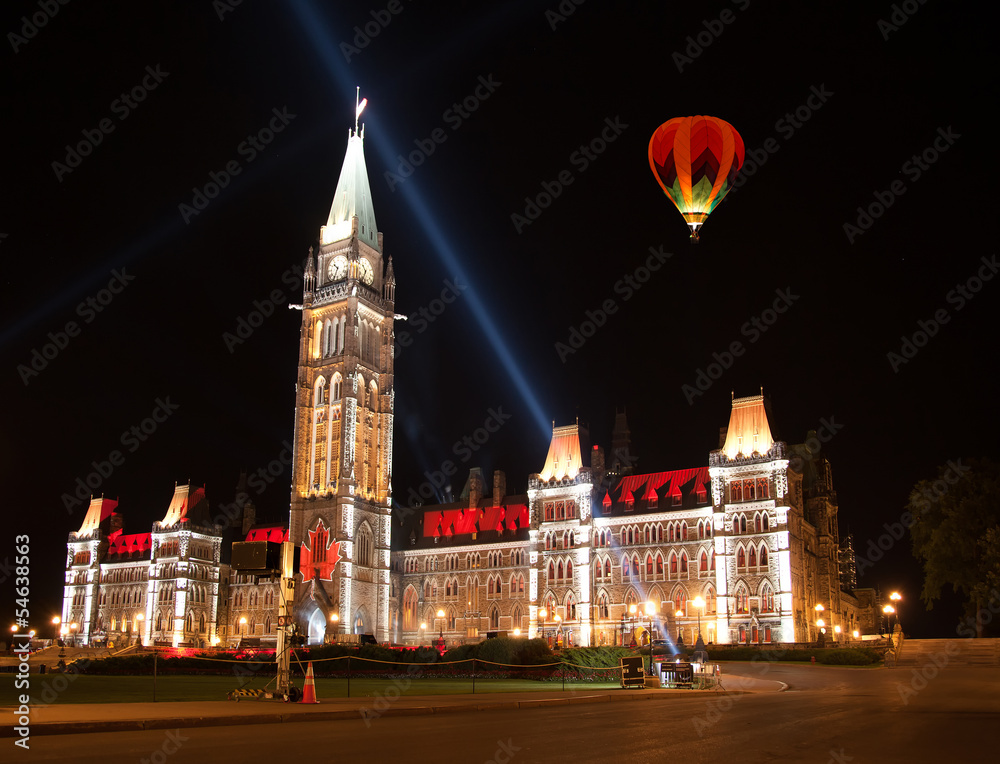 light show on the Canadian House of Parliament light show on the Canadian House of Parliament