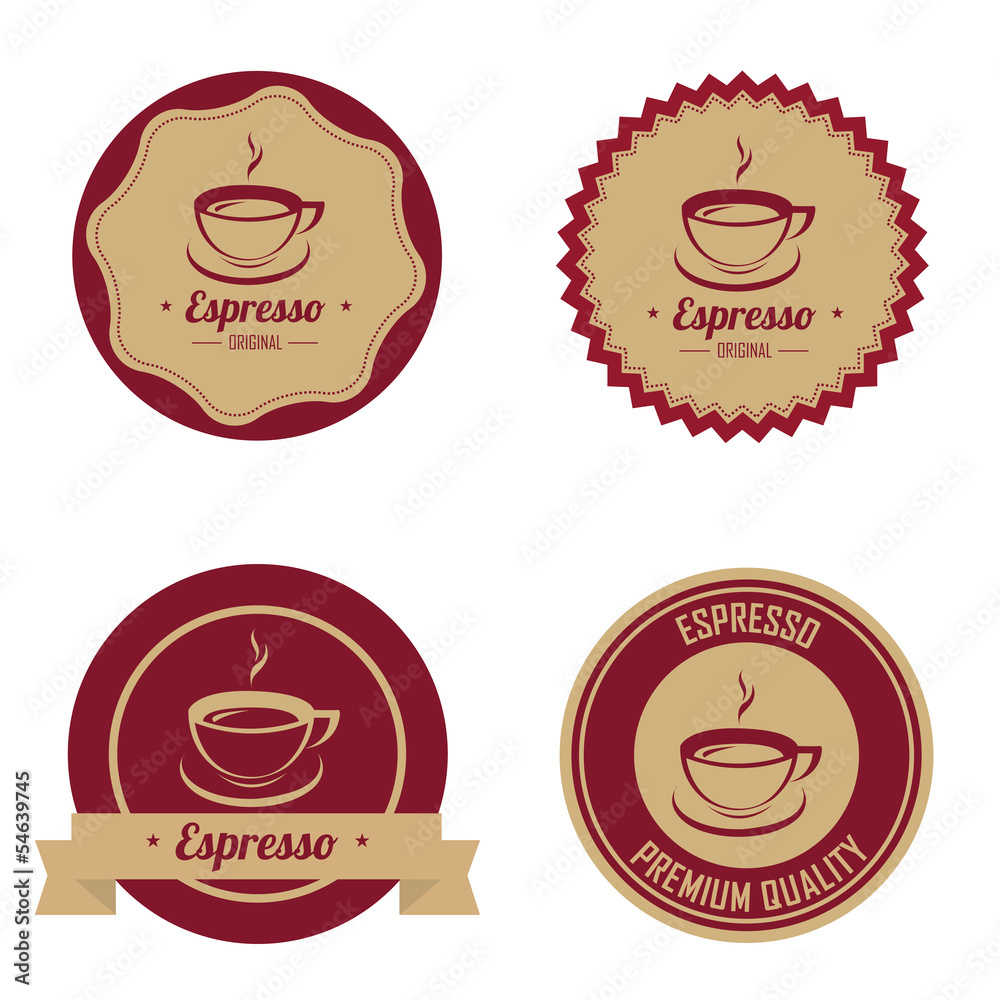 espresso labels
