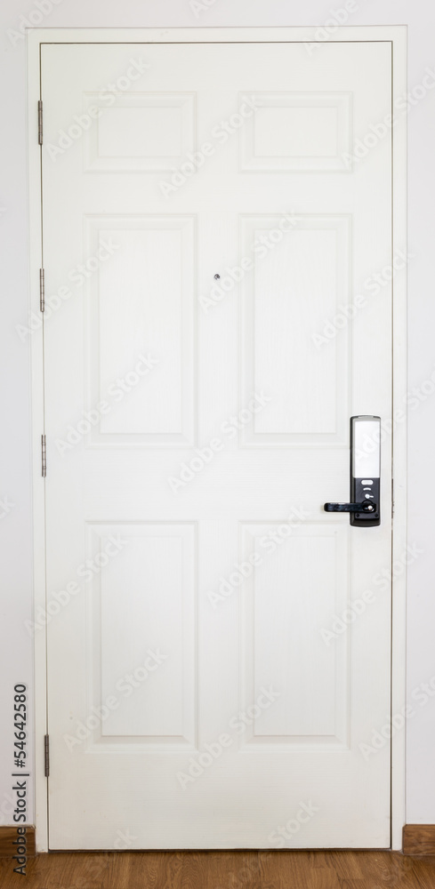 perspective Wood texture background and door perspective Wood texture background and door