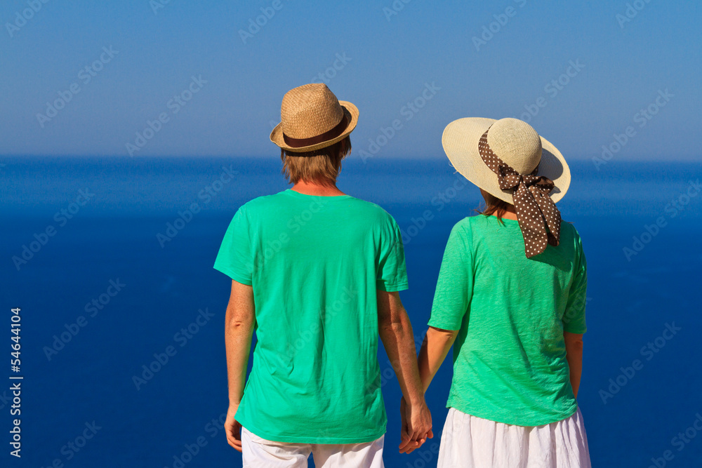 couple on the beach vacation