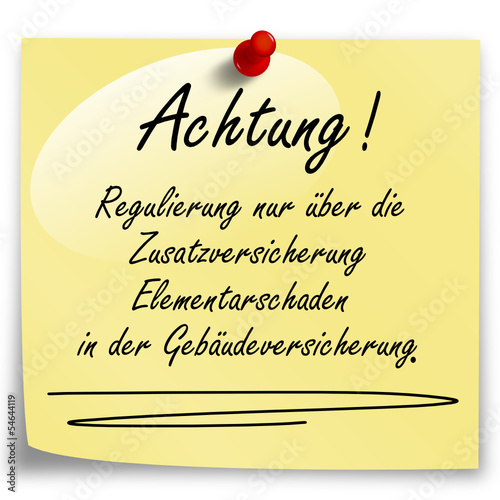 Zusatzversicherung Elementarschaden