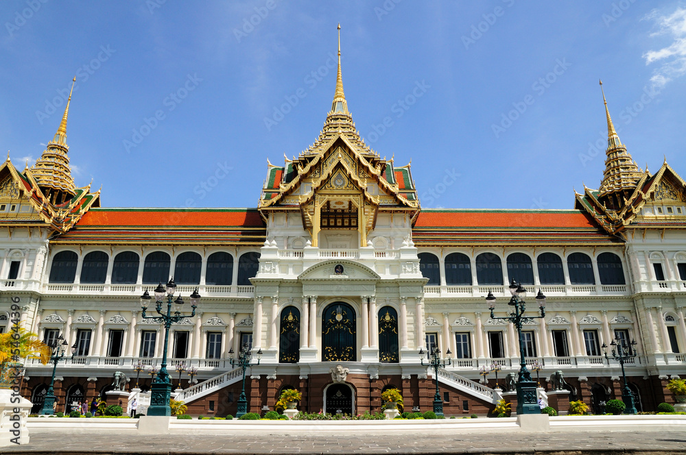 Obraz premium The Chakri Maha Prasat throne hall.