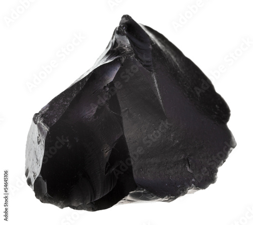 black obsidian mineral photo