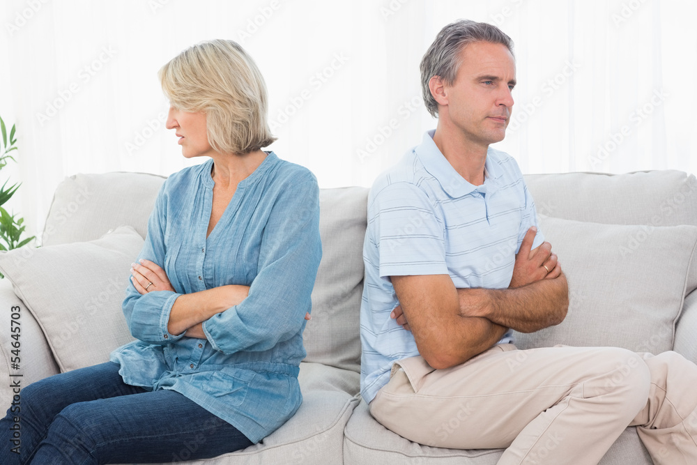 Couple not taking after a fight Couple not taking after a fight