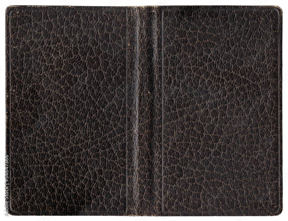 Naklejka premium Leather cover - brown