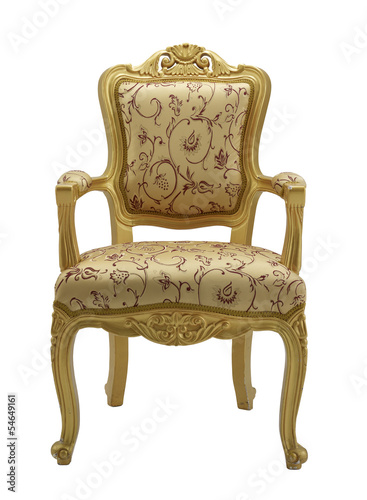 Old vintage gold chair © pattarasiri virayasi